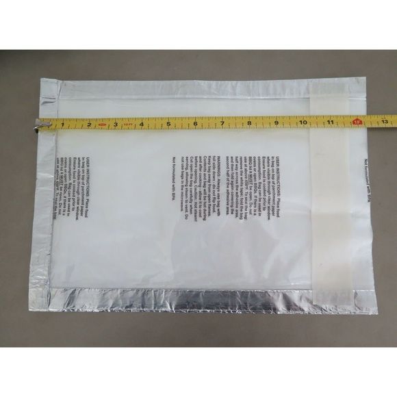 Ready Chef Go! Seal & Cook 12"x 9" Glassine/Foil Oven/BBQ Cooking Bags Qty 10 - Picture 1 of 12